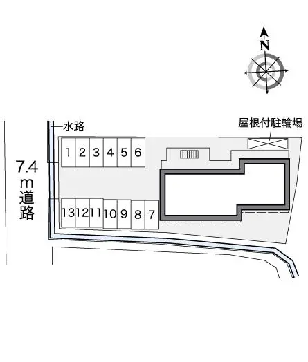 ★手数料０円★岡山市中区平井　月極駐車場（LP）